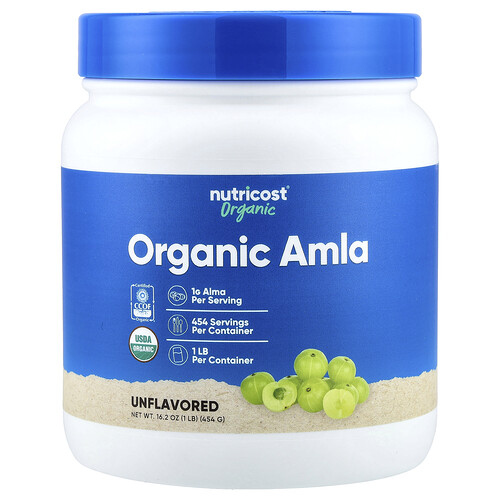 Nutricost Organic Amla Unflavored 16.2 oz (454 g)