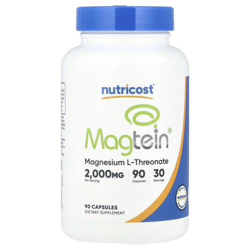 Nutricost Magtein® L-треонат магния 90 капсул (666 мг на капсулу)