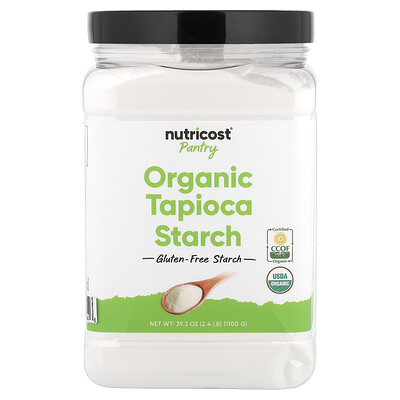 Product Image for Nutricost, Pantry, Organic Tapioca Starch, 39.3 oz (1,100 g)