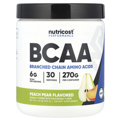 Performance, BCAA, персик і груша, 270 г (9,6 унції)