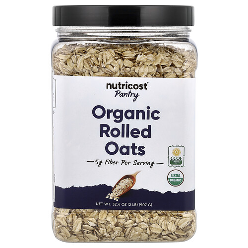 Nutricost Pantry, Organic Rolled Oats, 32.4 oz (907 g)