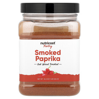 Nutricost, Pantry, Smoked Paprika, geräucherte Paprika, 454 g (16,2 oz.)