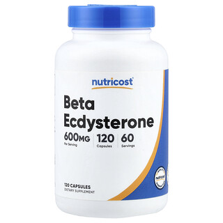 Nutricost, Beta ecdisterona, 120 cápsulas (300 mg por cápsula)