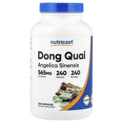 Nutricost, Dong Quai, 565 mg, 240 cápsulas