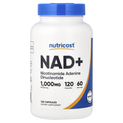 Nutricost , Nad+, 120 Cápsulas (500 Mg Por Cápsula)