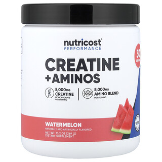 Nutricost, Performance, Créatine + Acides aminés, Pastèque, 369 g