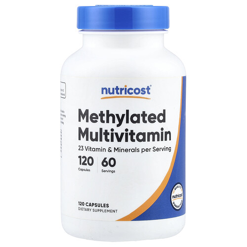 Nutricost, Methylated Multivitamin, 120 Capsules