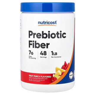 Nutricost, Fibres prébiotiques, Punch aux fruits, 454 g