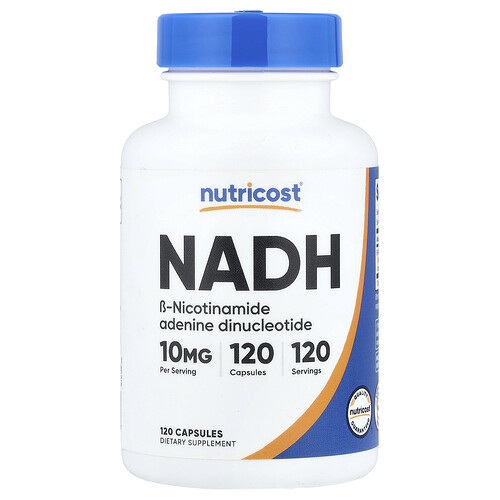 Nutricost NADH, 10 mg, 120 Capsules