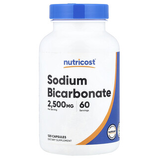 Nutricost, Sodium Bicarbonate, 120 Capsules