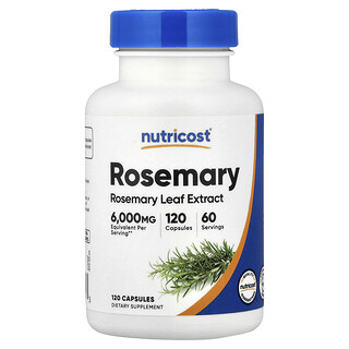 Nutricost, Romero, 120 cápsulas (150 mg por cápsula)
