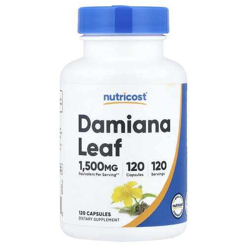 Nutricost Damiana Leaf, 120 Capsules (150 mg per Capsule)
