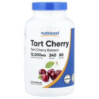 Nutricost, 酸樱桃，240 粒胶囊（每粒胶囊 400 毫克）