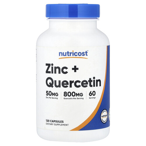 Nutricost, Zinc + Quercetin, 120 Capsules