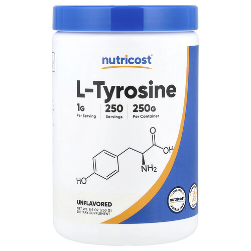 Nutricost L-Tyrosine, Unflavored, 8.9 oz (250 g)