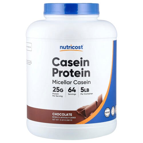 Nutricost Casein Protein, Chocolate, 5 lb (2,268 g)