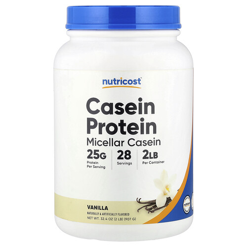 Nutricost Casein Protein, Vanilla, 2 lb (907 g)