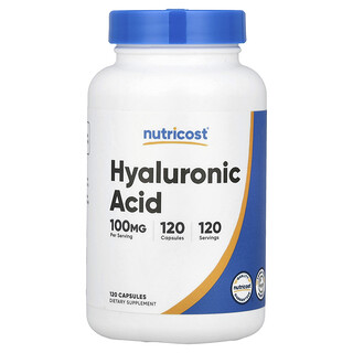 Nutricost, Hyaluronsyra , 100 mg , 120 Kapslar