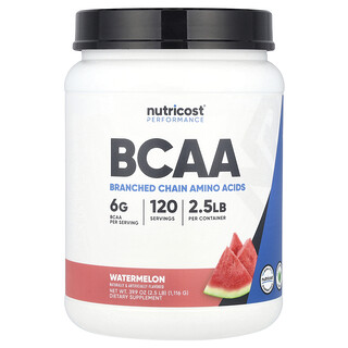 Nutricost, Performance, BCAA, Sandía, 1116 g (2,5 lb)