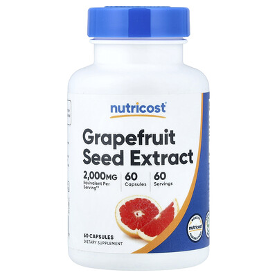 Nutricost, Grapefruit Seed Extract, 2,000 mg, 60 Capsules