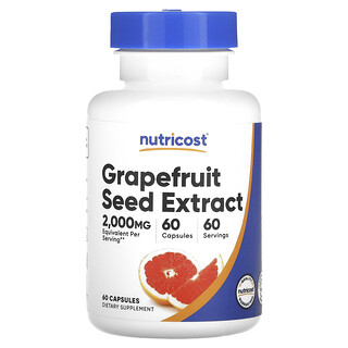 Nutricost, Grapefruit Seed Extract, 2,000 mg, 60 Capsules