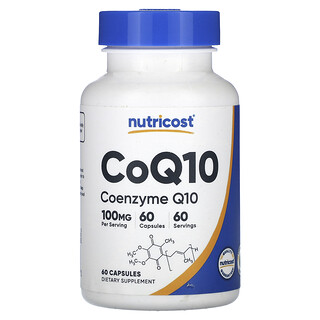 Nutricost, коензим Q10, 100 мг, 60 капсул