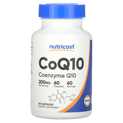 Product Image for Nutricost, CoQ10, 200 mg, 60 Capsules