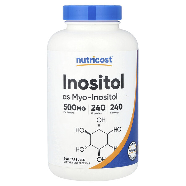 Nutricost Inositol, 500 mg, 240 Capsules