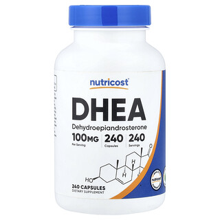 Nutricost, DHEA, 100 mg, 240 Capsules