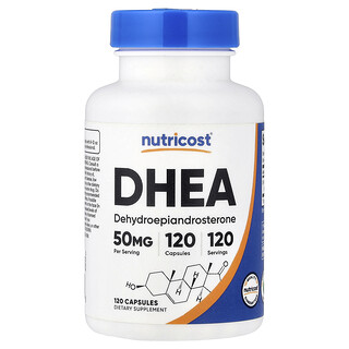 Nutricost, DHEA, 50 mg, 120 Capsules