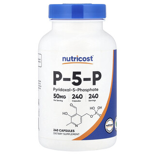 Nutricost, P-5-P, 240 cápsulas