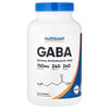 GABA, 750 mg, 240 Capsules