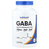 GABA, 750 mg, 240 cápsulas