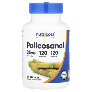 Nutricost, Policosanol, 25 mg, 120 Kapseln