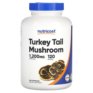 Nutricost, Krůtí ocas, 1 200 mg, 240 tobolek (600 mg v jedné tobolce)