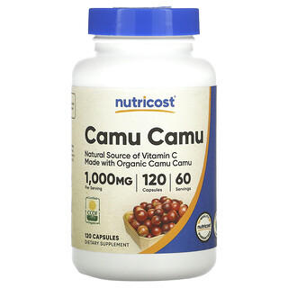 Nutricost, Camu Camu, 120 capsule (500 mg per capsula)