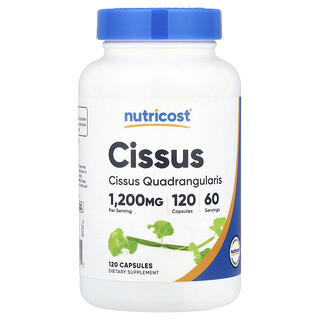 Nutricost, ცისუსი, 120 კაფსულა (600 მგ თითო კაფსულაში)