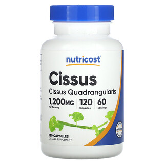 Nutricost, Cissus, 120 Kapseln (600 mg pro Kapsel)