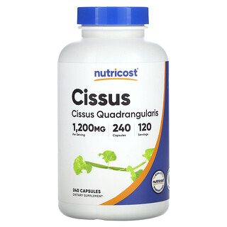 Nutricost, Cissus, 240 cápsulas (600 mg por cápsula)