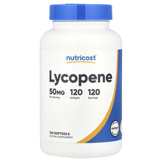 Nutricost, Lycopene, 50 mg, 120 Softgels