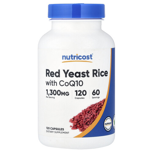 Nutricost Red Yeast Rice With CoQ10, 120 Capsules