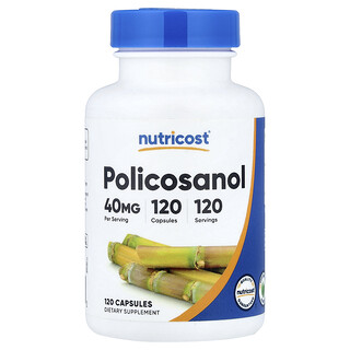 Nutricost, Policosanol, 40 mg, 120 Kapseln