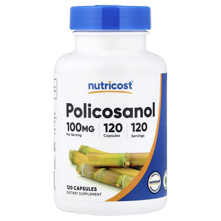Nutricost, Policosanol, 100 mg, 120 Kapseln