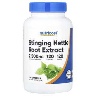 Nutricost, Brandnetelwortelextract, 120 capsules (375 mg per capsule)