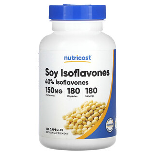 Nutricost, Izoflavone de soia, 150 mg, 180 capsule