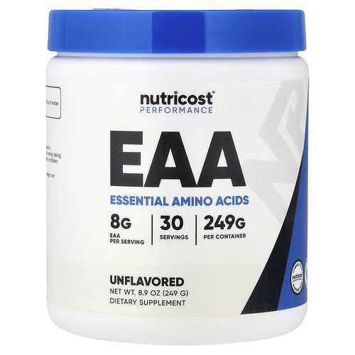 Nutricost Performance, EAA, Unflavored, 8.9 oz (249 g)