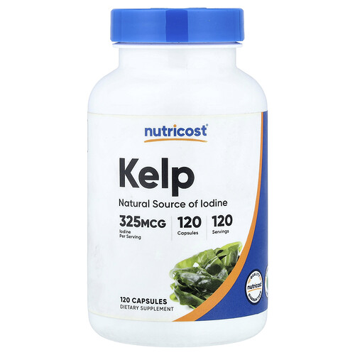 Nutricost, Seetang, 325 mg, 120 Kapseln