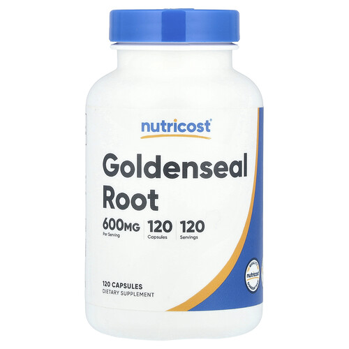 Nutricost, Gelbwurzel, 600 mg, 120 Kapseln