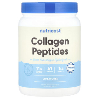 Nutricost, Collagen Peptides, Unflavored, 16.2 oz (454 g)