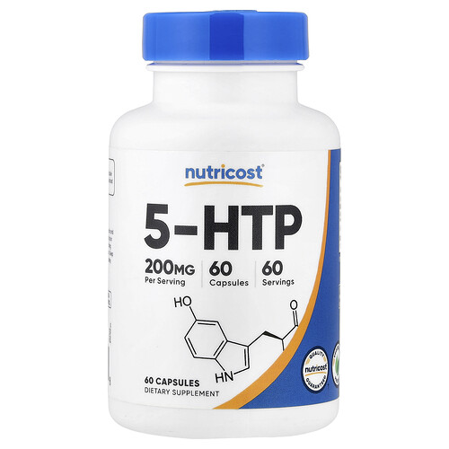 Nutricost, 5-HTP, 200 mg, 60 Kapseln